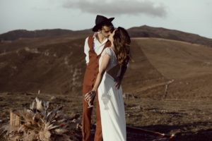 Mariage au sommet d'une montagne