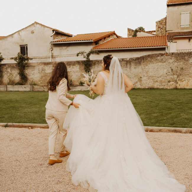 Photo de mariées au domaine de Sola